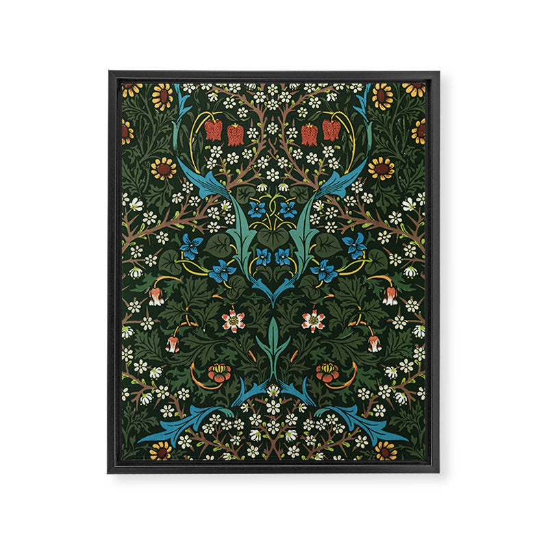 William Morris floral print Framed Canvas Print Gallery Image 6