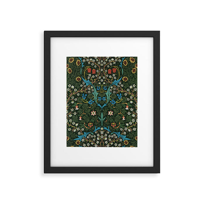 William Morris floral print Framed Art Print Gallery Image 1