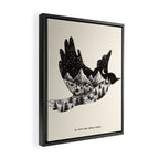 FLY INTO YOUR DREAM WORLD Framed Canvas Print Gallery Image 2