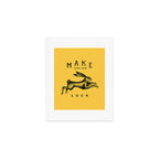 MAKE YOUR OWN LUCK Art Print Gallery Image 1