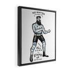STAND UP AND TRY AGAIN (White) Framed Canvas Print Gallery Image 2
