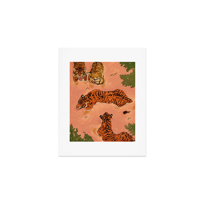 Tiger Beach Art Print Gallery Image 1
