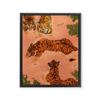 Tiger Beach Framed Canvas Print Gallery Image 6