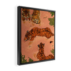 Tiger Beach Framed Canvas Print Gallery Image 2