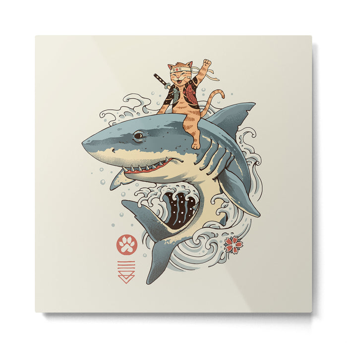 Cat Shark Metal Print Gallery Image 1