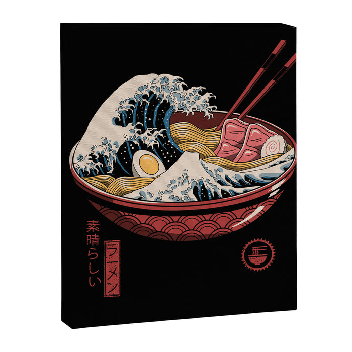 Great Ramen Wave Canvas Print Gallery Image 1