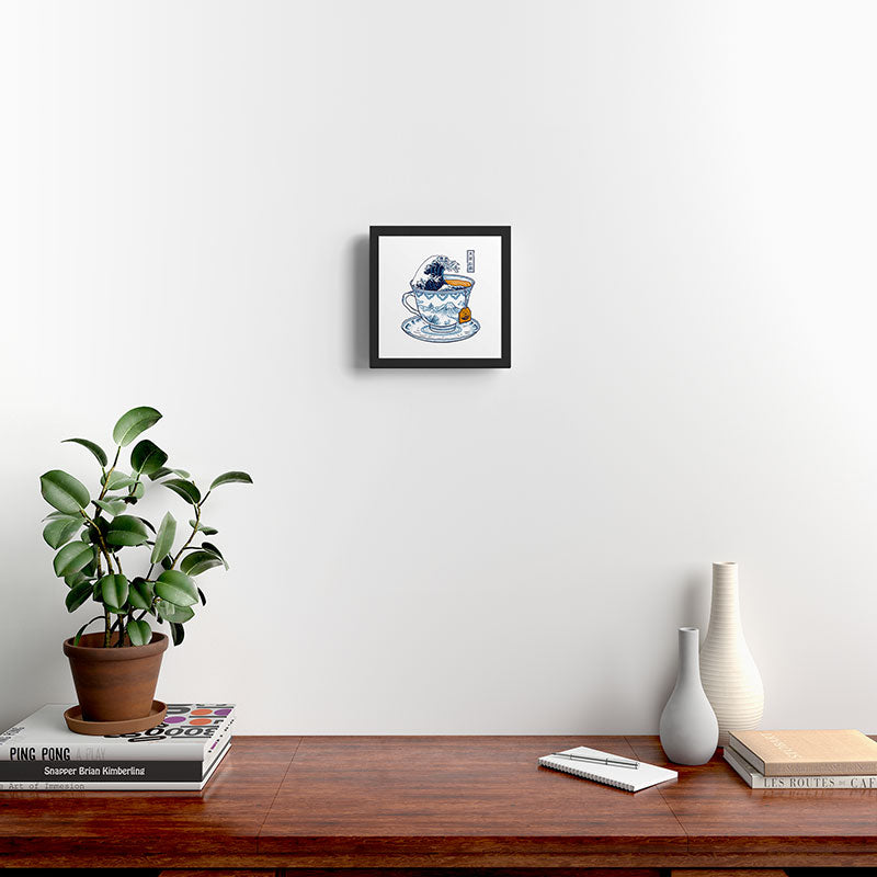 The Great Kanagawa Tee Framed Art Print Gallery Image 2