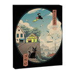 Ukiyo-e Delivery Canvas Print Gallery Image 8