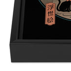 Ukiyo-e Delivery Framed Canvas Print Gallery Image 3