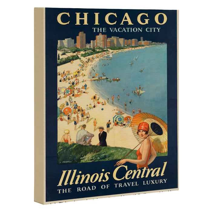 Vintage poster - Chicago Canvas Print Gallery Image 1