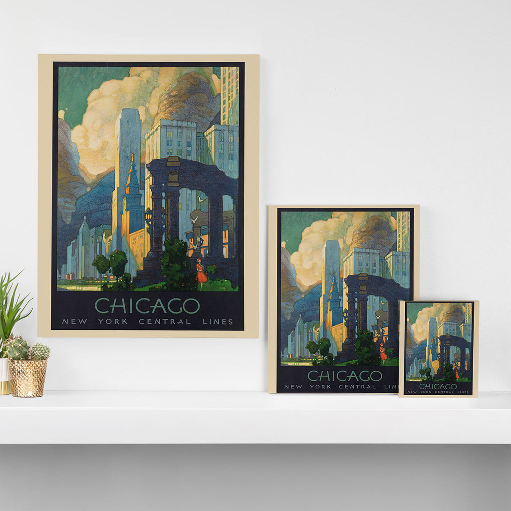 Vintage poster - Chicago Canvas Print Gallery Image 3