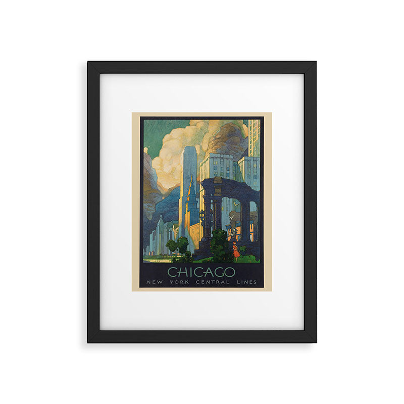 Vintage poster - Chicago Framed Art Print Gallery Image 5