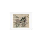 Vintage Japanese Landscape Painting Art Print Gallery Image 1
