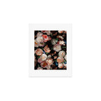 Baroque Flemish Rose Flowers Night Garden Art Print Gallery Image 1