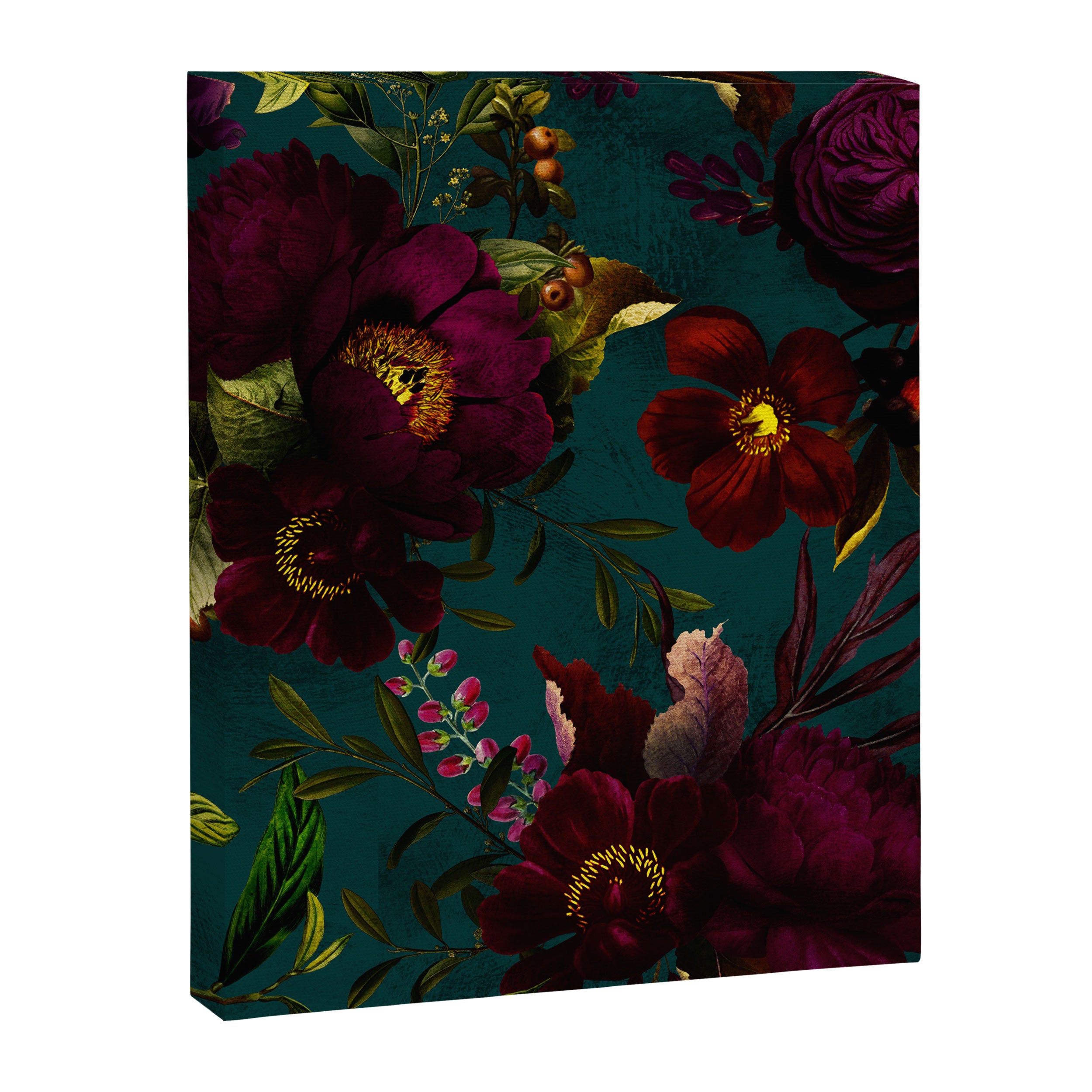 Before Midnight Vintage Flowers Garden Canvas Print Gallery Image 8