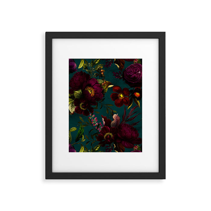 Before Midnight Vintage Flowers Garden Framed Art Print Gallery Image 1