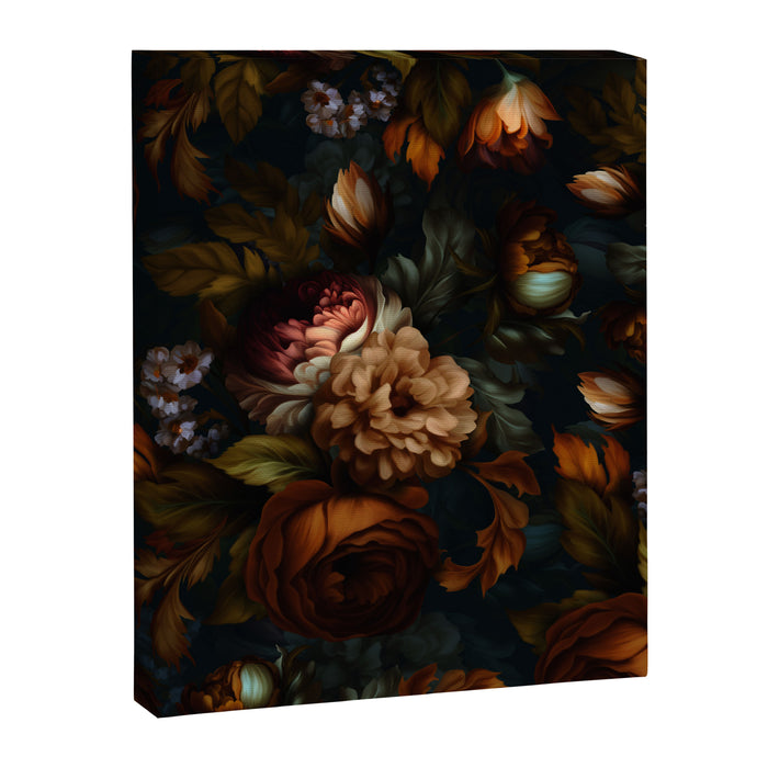 Dark Moody Baroque Midnight Garden Canvas Print Gallery Image 1