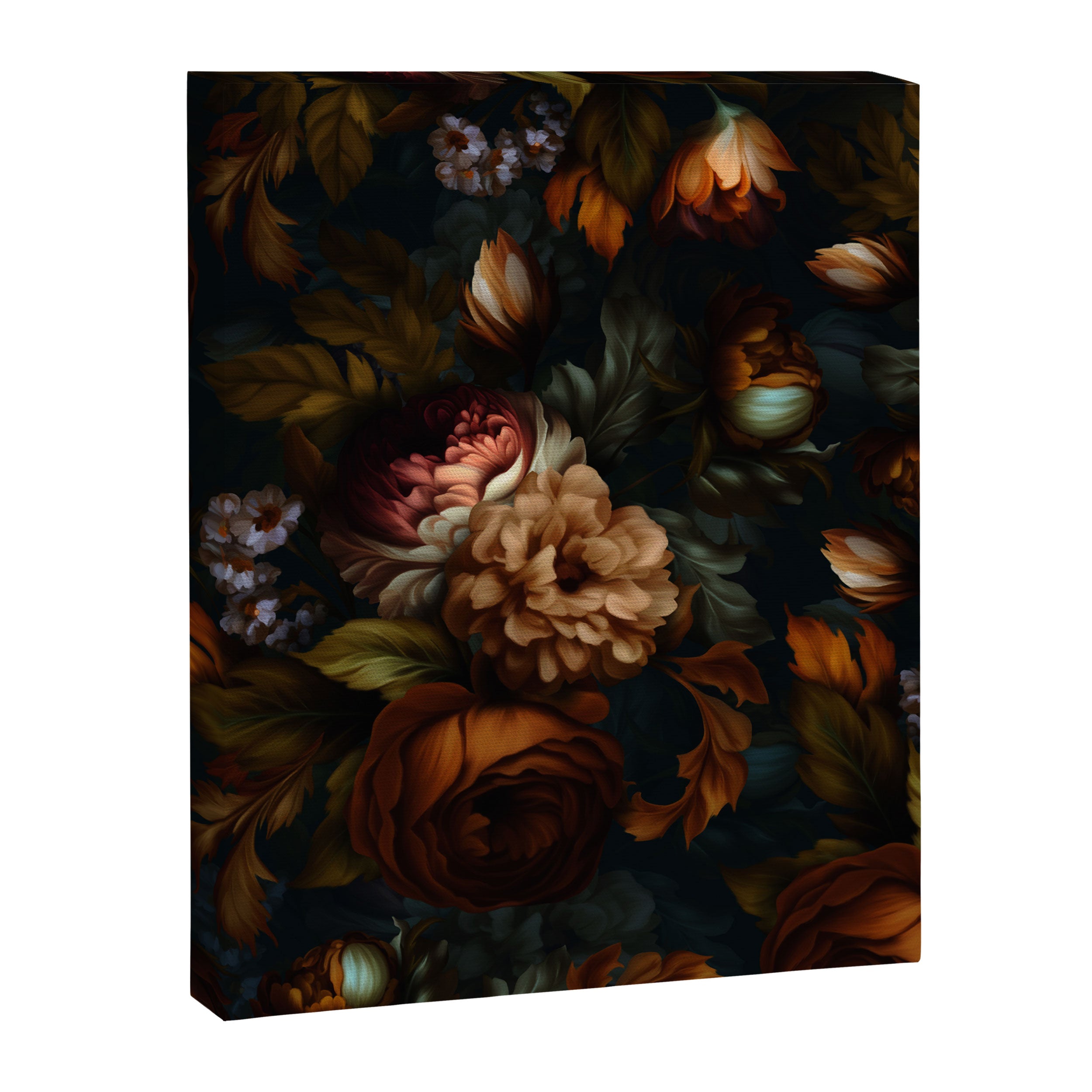 Dark Moody Baroque Midnight Garden Canvas Print Gallery Image 8