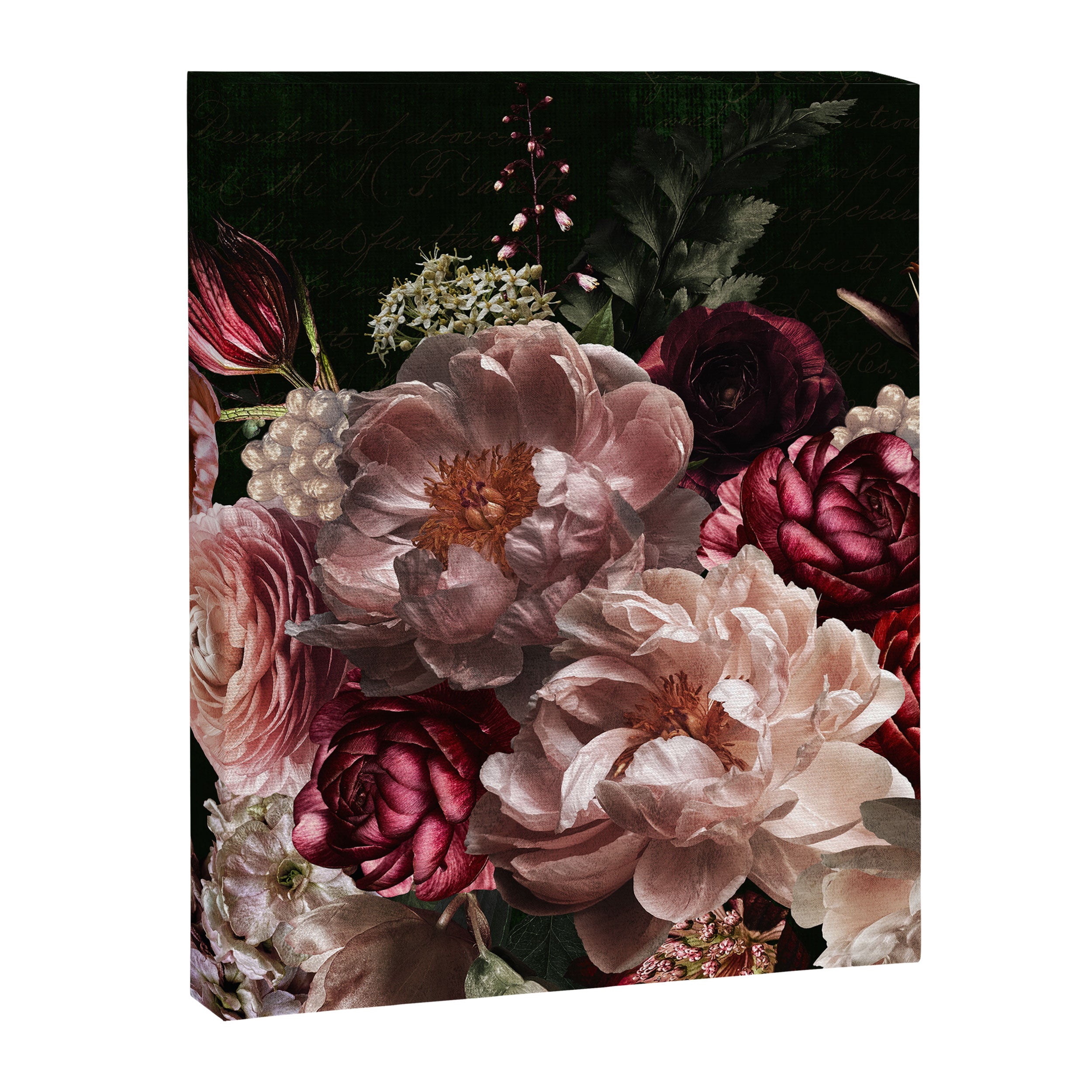 Deepest Night Flower Bouquet  Canvas Print Gallery Image 8