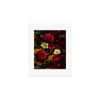 Dutch Midnight Vintage Red Roses Garden Art Print Gallery Image 1