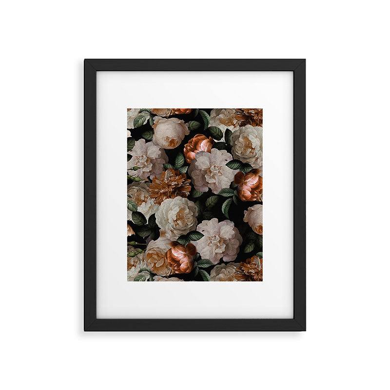 Golden Jan Davidsz. de Heem Roses Framed Art Print Gallery Image 6