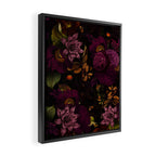 Magical Vintage Night Garden Framed Canvas Print Gallery Image 2