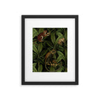Monkey Vintage Botanical Night Jungle Garden Framed Art Print Gallery Image 6