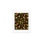 Vintage & Shabby Chic - Autumn Harvest Black Art Print Gallery Image 1