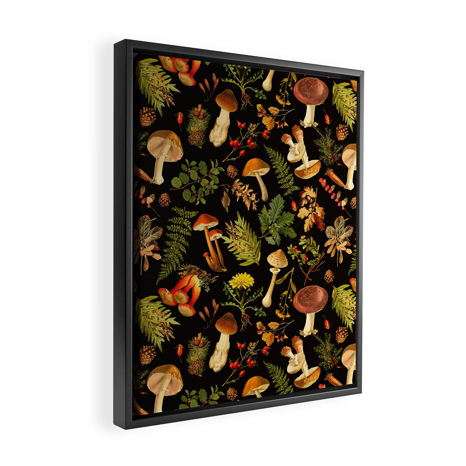 Vintage & Shabby Chic - Autumn Harvest Black Framed Canvas Print Gallery Image 2