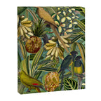 Vintage & Shabby Chic - Green Tropical Bird Flower Garden Canvas Print Gallery Image 8