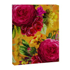 Vintage & Shabby Chic - Sunny Magenta Spring Roses Botanical Flower Garden Canvas Print Gallery Image 8