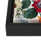 Vintage & Shabby Chic - Tropical Botanical Flower Garden  Framed Canvas Print Gallery Image 3