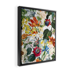 Vintage & Shabby Chic - Tropical Botanical Flower Garden  Framed Canvas Print Gallery Image 2
