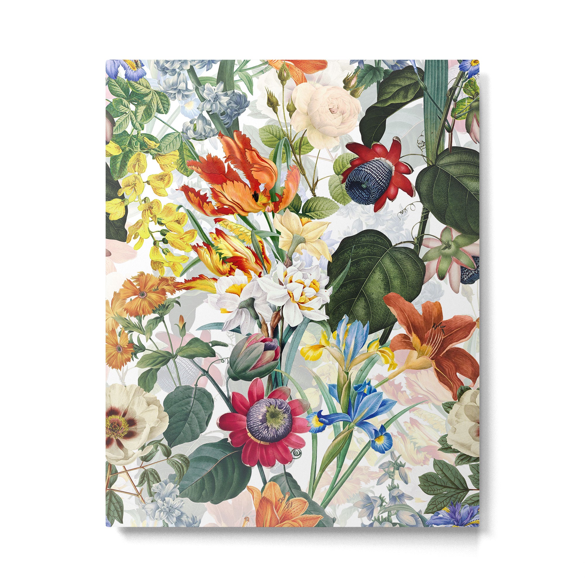 Vintage & Shabby Chic - Tropical Botanical Flower Garden  Metal Print Gallery Image 6