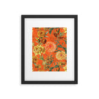 Vintage & Shabby Chic - Warm Sunny Yellow Flower Garden Framed Art Print Gallery Image 6