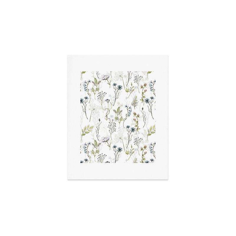 Wildflowers Meadow Botanical Flower Garden  Art Print Gallery Image 1