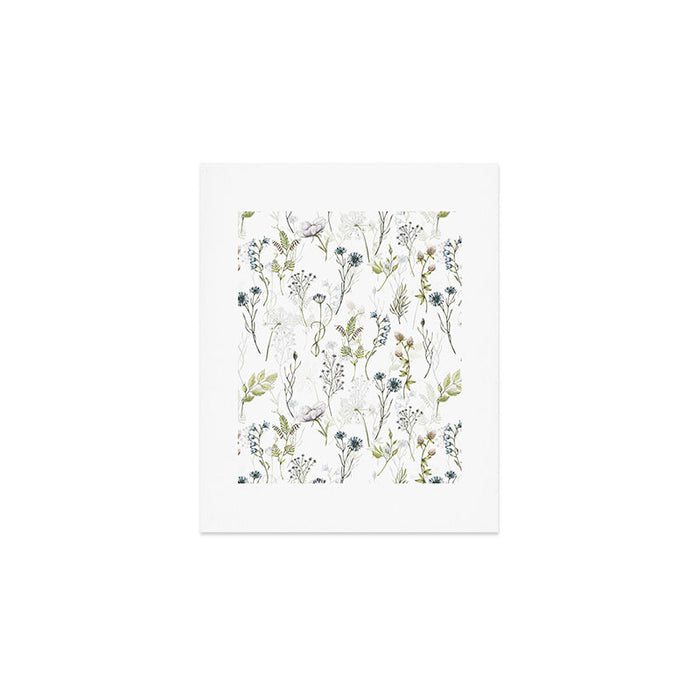 Wildflowers Meadow Botanical Flower Garden  Art Print Gallery Image 1