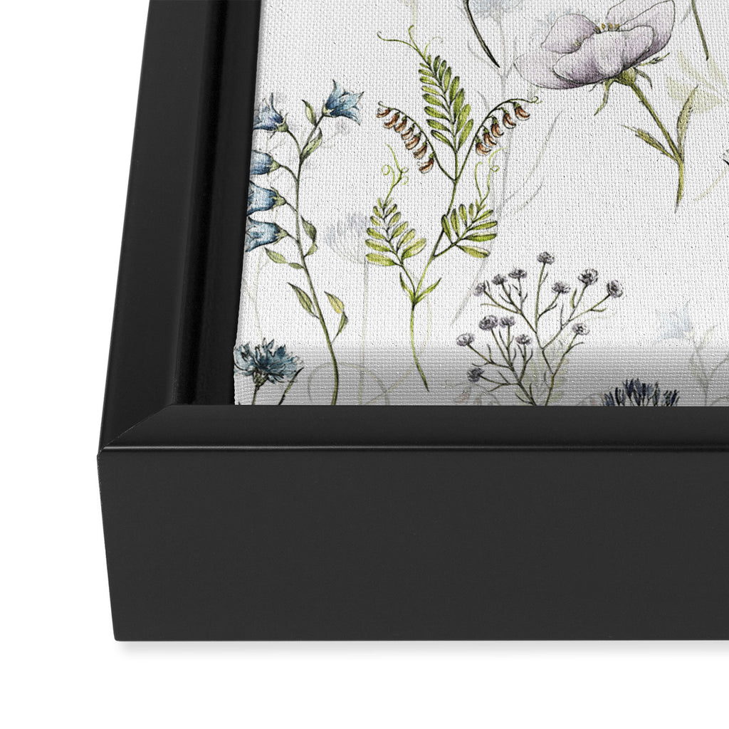 Wildflowers Meadow Botanical Flower Garden  Framed Canvas Print Gallery Image 3