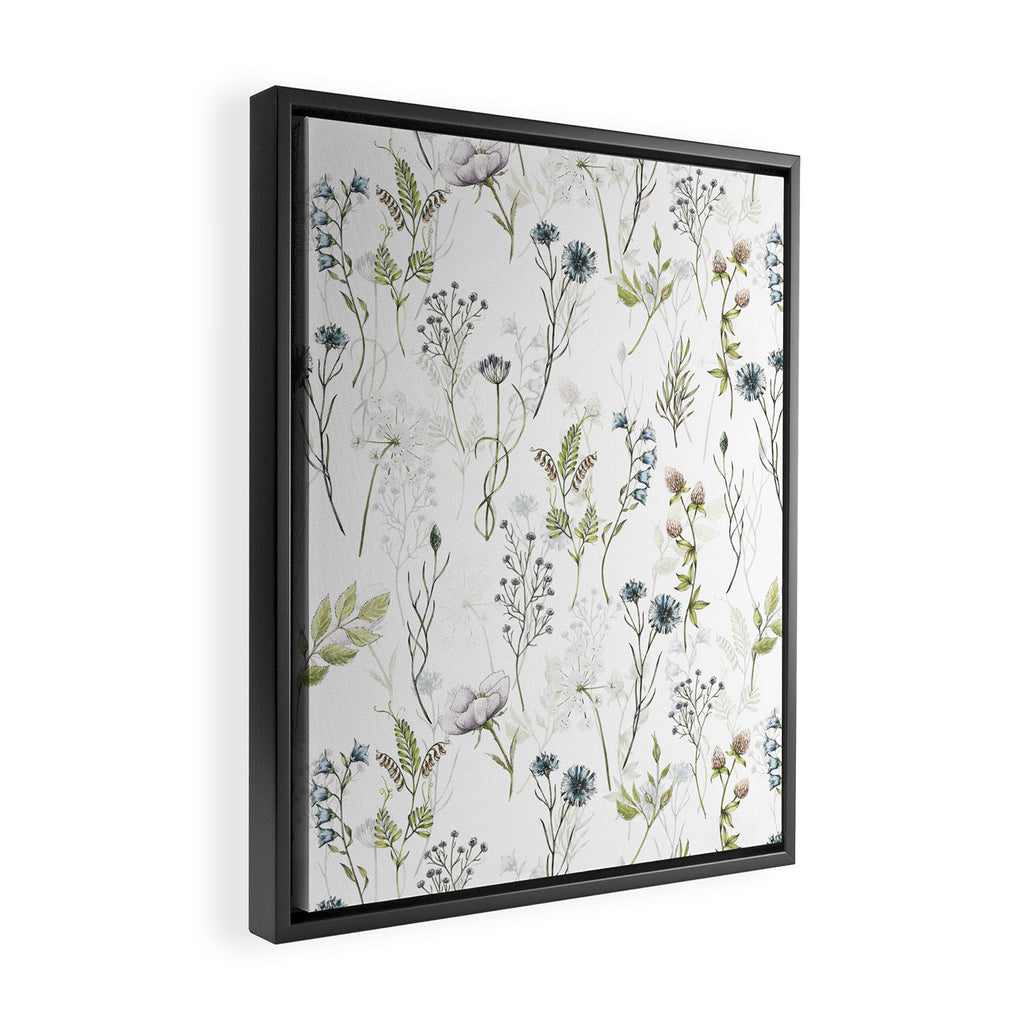Wildflowers Meadow Botanical Flower Garden  Framed Canvas Print Gallery Image 2