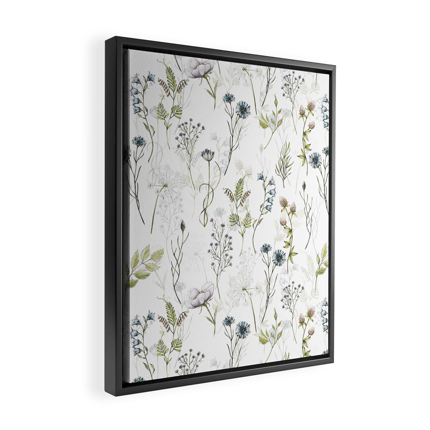 Wildflowers Meadow Botanical Flower Garden  Framed Canvas Print Gallery Image 2