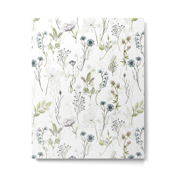 Wildflowers Meadow Botanical Flower Garden  Metal Print Gallery Image 1
