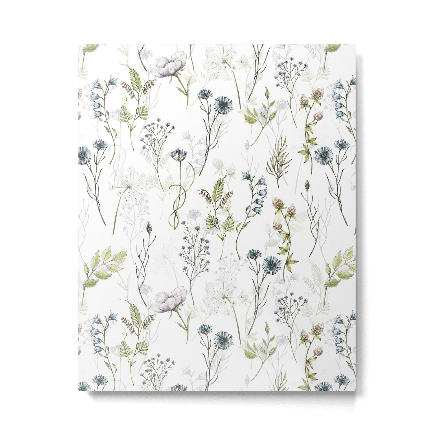 Wildflowers Meadow Botanical Flower Garden  Metal Print Gallery Image 6