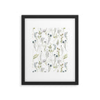 Wildflowers Meadow Botanical Flower Garden  Framed Art Print Gallery Image 6