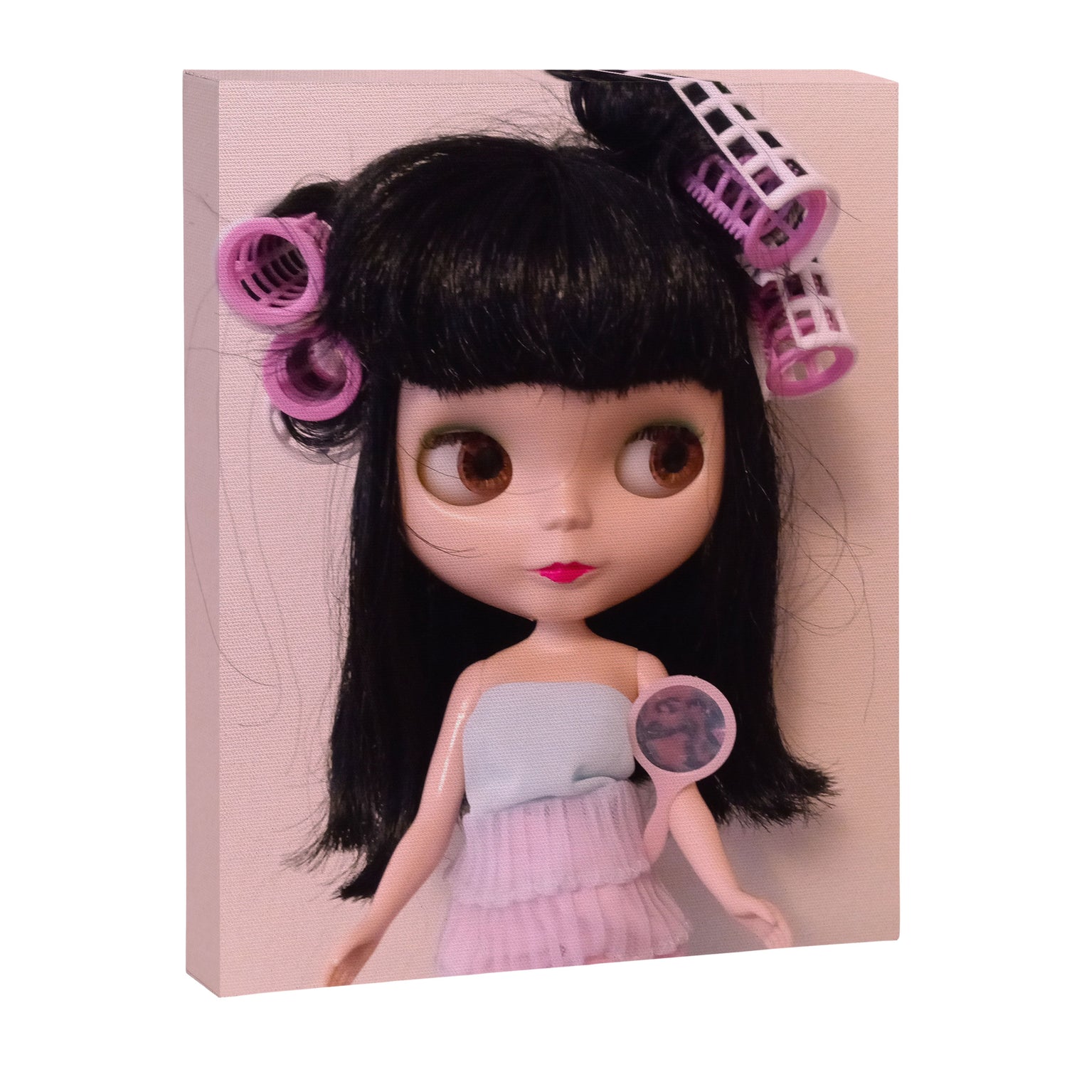 blythe in curlers Canvas Print Gallery Image 6
