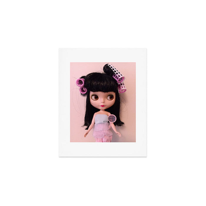 blythe in curlers Art Print Gallery Image 1