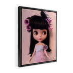 blythe in curlers Framed Canvas Print Gallery Image 2