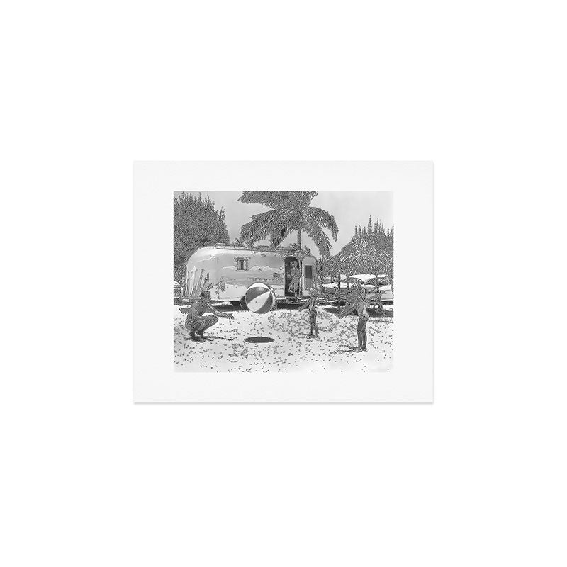 Family Holiday In The Airstream Art Print Gallery Image 1