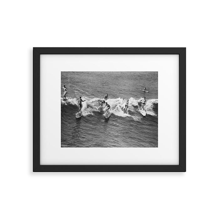 Guys On A Wave Framed Art Print Gallery Image 1