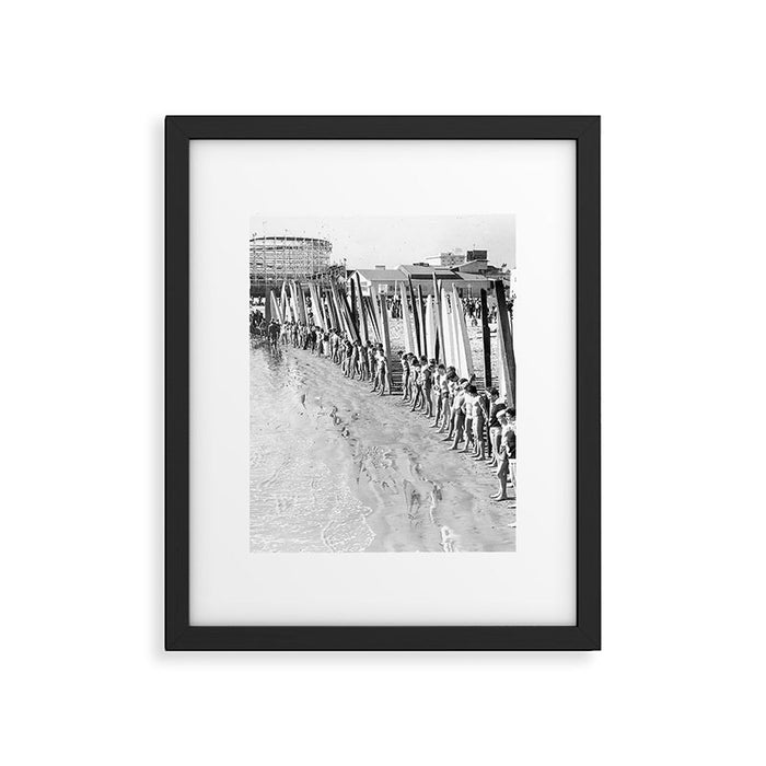Long Beach Surf Contest 1930s Framed Art Print Gallery Image 1