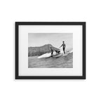 Surfing Diamond Head, Hawaii 2 Framed Art Print Gallery Image 5
